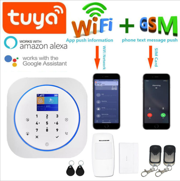 12928267967 1725199543 Ασύρματος Συναγερμός wifi Smart Home Alarm Security System WiFi ,GSM, Tuya smart με app για κινητό