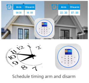 SET ARM DISARM Ασύρματος συναγερμός wifi Smart Home Alarm Security System WiFi ,GSM, Tuya smart με app για κινητό