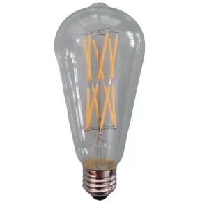 LED Filament Λάμπα Αβοκάντο ST64 E27 230V 12W θερμό λευκό, Dimmable
