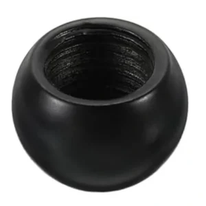 Εξάρτημα φωτιστικών τερματικό ροζέτας σε μαύρο χρώμα Μ10