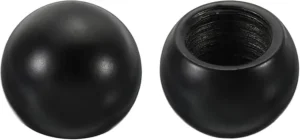 Εξάρτημα φωτιστικών τερματικό ροζέτας σε μαύρο χρώμα Μ10