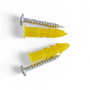 ΣΕΤ βίδα με πλαστικό ούπα Φ6 (10 τεμάχια)